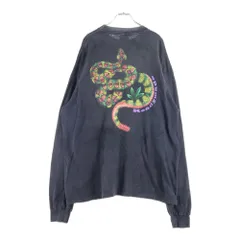 READY MADE (レディメイド) 24AW LS T-SHIRT SNAKE スネークプリント ロングスリーブ長袖Tシャツカットソー チャコールグレー RE-CO-BK-00-00-282のサムネイル