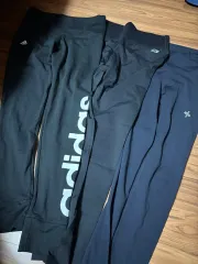 新品級レギンス 3枚 まとめ (adidas ゼクシィミックス SKECHERS)