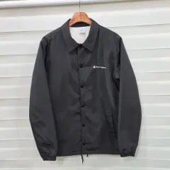 チャンピオン ブラック COACH ジャケット - M