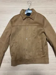 (L) ZARA ザラ スウェード ブラウンスウェード ジャケット