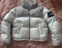 THE NORTH FACE ホワイトレーベル ヌプシ ダウンジャケット アイスグレー