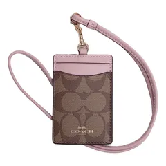 【訳あり】コーチ COACH IDケース カードケース ラグジュアリー シグネチャー ランヤード レディース f63274 IMPWD s090