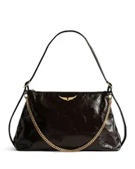 ザディグ エ ヴォルテール レディース バッグ ショルダーバッグ ヴィンテージ Zadig Voltaire Jim Vintage Patent Shoulder Bag Brownieのサムネイル