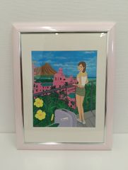 ヒロクメ、ハワイアン 絵画 アート額装 - メルカリ