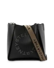 ステラマッカートニー レディース バッグ ショルダーバッグ ロゴ Stella McCartney Logo Crossbody Bag Black ブラック
