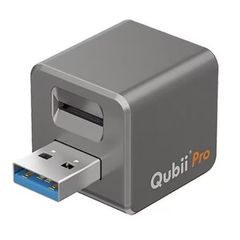 MKPQS-SG 스페이스 그레이 Qubii Pro iPhone/iPad용 백업 스토리지
