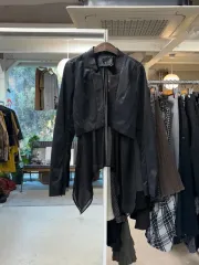 Addict noir レイヤード クロップド ジャケット