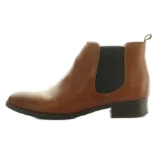 クラークス clarks サイドゴアブーツ ショートブーツ UK4.5 US7 23.5cm ブラウン /MI ■OS