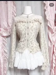 リズリサ レオパード レイース カーディガン ユジンヴィンテージ JINLI stc ニット ラテギャル