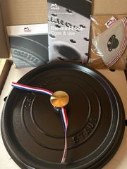 新品 ストウブ 鍋 両手鍋 ラウンド 16cm 黒 staub - メルカリ