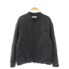 B&Y ユナイテッドアローズ BEAUTY&YOUTH ビューティー&ユース PUFFER シングル ライダース ジャケット ブルゾン 中綿 S 黒 /MI ■OS ■SH