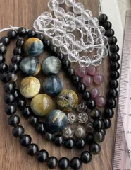 天然石色々セット ブレスレットに