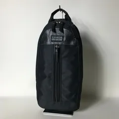 2510-32｜コーチ ボディバッグ ナイロン レザー ブラック
