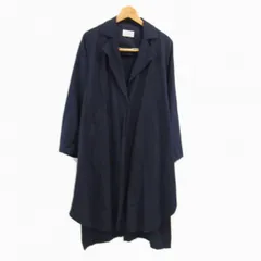 ◇Sunny clouds  リネン(麻)混紡 チェスタートップコート  スプリングコート  CS-773-178 サニークラウズ ダークネイビー レディース