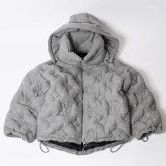 極美品 LOUIS VUITTON ルイヴィトン ヴァージル ダウンジャケット ボーイフッド パファーHHK72EUY5 サイズ48 カシミヤ グレー 中古 4b014102のサムネイル
