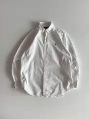 ポロラルフローレン 白 シャツ L