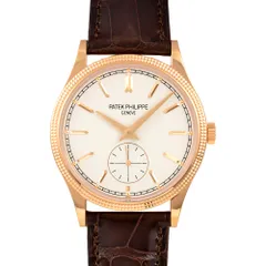 パテックフィリップ PATEK PHILIPPE 6119R-001 カラトラバ 腕時計 シルバー文字盤 メンズ【中古】のサムネイル