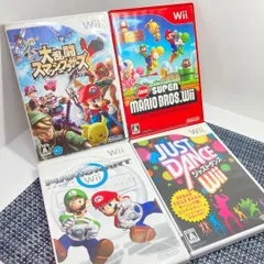 【動作確認済】Wii ジャストダンス ソフト4本セット 説明書なし
