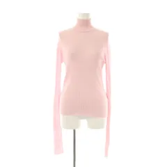 ミースロエ MIESROHE リブタートルネック ニットトップス プルオーバー F ピンク /DF ■OS ■SH