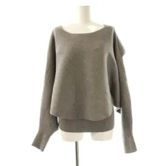 フラーネ frene アシメケープタンク ニットセット セーター 38 グレー /DU