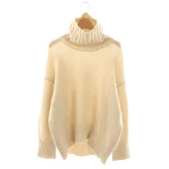 ギャルリーヴィー GALERIE VIE トゥモローランド ファインウール タートルネックプルオーバー ニット セーター S ライトベージュ /DF ■OS