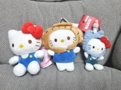 3個まとめ ハローキティ ぬいぐるみ キーホルダー