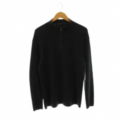 ラルフローレン RALPH LAUREN ハーフジッププルオーバーニット セーター L チャコール /CX ■OS