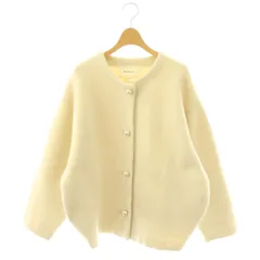 リランドチュール Rirandture パールボタンコクーンニットジャケット