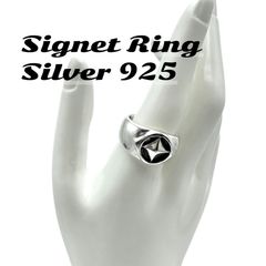 シルバー925リングSILVERグレイ純銀エイリアンアクセサリー16号指輪ぇ 