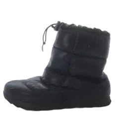 ザノースフェイス THE NORTH FACE W Nuptse Bootie V スノーブーツ ショート フラット US8 ブラック /YO37