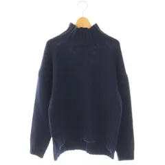 スローン SLOANE ハイネック ニット セーター ウール 2 紺 /MI ■OS