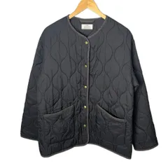 ジャーナルスタンダード レリューム JOURNAL STANDARD relume MINI RIPキルティング ジャケット F ブラック■GY