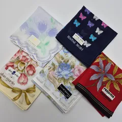 【新品】ブランド レディースハンカチ 5枚セット お買い得品