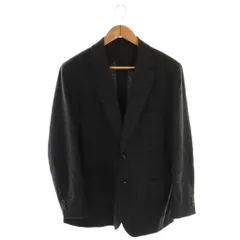 マッキントッシュ ロンドン MACKINTOSH LONDON ウールチェック2Bテーラードジャケット L ネイビー ブラウン /ES ■OS