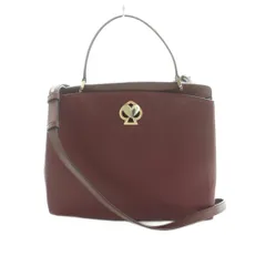 ケイトスペード KATE SPADE ロミー ミディアム サッチェル バッグ 2WAY ハンドバッグ ショルダーバッグ レザー ボルドー /MI ■OS