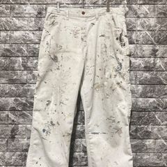 Dickies ペインターパンツ 34×30 ホワイト ペイント加工 - メルカリ