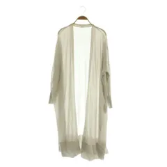 ミューズ ドゥーズィエム クラス MUSE de Deuxieme Classe Shake code Vネック ロング カーディガン ニット ベージュ 長袖 /MY ■OS