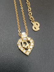 232 超美品 Chistian Dior CDロゴ ラインストーン ハート - メルカリ