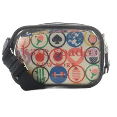 ケイトスペード KATE SPADE クリア ショルダーバッグ ロゴ クリア 黒