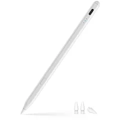 ホワイト 【ワンクリック取り消し】アップルペンシル 2018?2026年iPad対応 iPad ペンシル Type-C急速充電 高精度タッチペン 傾き感知/パームリジェクション/磁気吸着/誤作動防止 スタイラスペ【Apple Pencil純正互換替えペン先】書