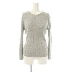 セオリー Theory 24SS REGAL WOOL SLIM RIB PO B ニット セーター L グレー /ES ■OS