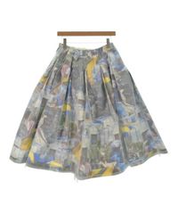 極美品 PLEATS PLEASE プリーツプリーズ 地図柄 ロングスカート - メルカリ