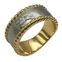 バーバリーロンドン  BURBERRY LONDON ロゴリング ゴールド/プラチナ K18/Pt900 ジュエリー