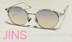 管理No.860 11 JINSサングラス URF-22S-075AA コンビネーションフレーム フルリム ライトグレー