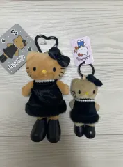 新品) HELLO KIKI パール ブラック ジーン ドレス キーホルダー セット