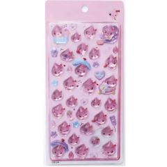 (4枚セット）3D立体シール セット  つやつや キラキラ 3D立体シール 3dシール 平成レトロ かわいい ご褒美シール 女の子 平成女子 男の子 シール帳  シール 交換