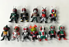 【纒め売り･中古品】コンバージ仮面ライダー 12点