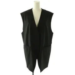 エーピーストゥディオ AP STUDIO 24SS ルーズベスト ロング F ブラック /HK ■OS