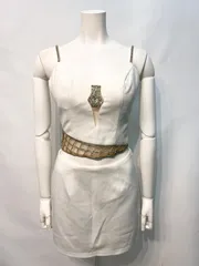 2529 AR Angel R エンジェルアール　キャバクラ　ドレス　セットアップ　タイト　ミニ　ストーン　キラキラ　ビジュー　伸縮性　キャバドレス　M