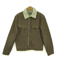 リー ブルゾン ライダージャケット コットン100% ブランド アウター メンズ Lサイズ ブラウン Lee 【中古】のサムネイル